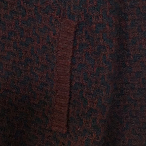 H&M Shawl Collared Wool Blend Sweater SZ L - Picture 4 of 5